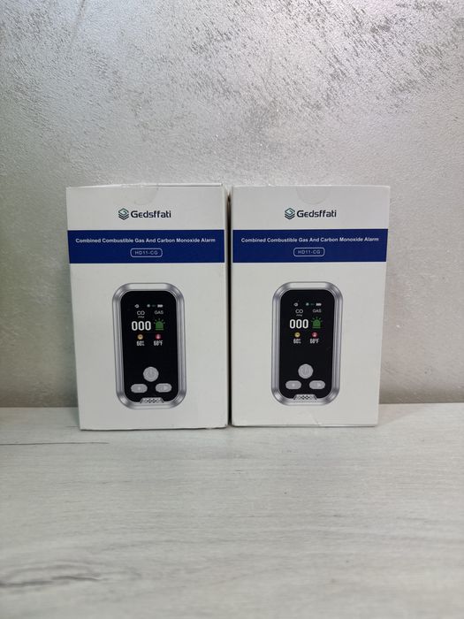 Detector de Fum si Monoxid de Carbon Gedsffati HD11-CS cu ecran lcd !