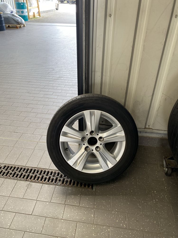 Jante OEM BMW 7Jx16 + Anvelope vară 205/55 R16