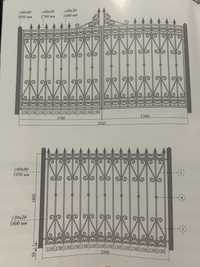 Изготовление ворот и калиток ! Установка !