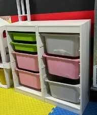 шкаф для игрушек с ящиками, труфаст икеа ikea, ящики для игрушек