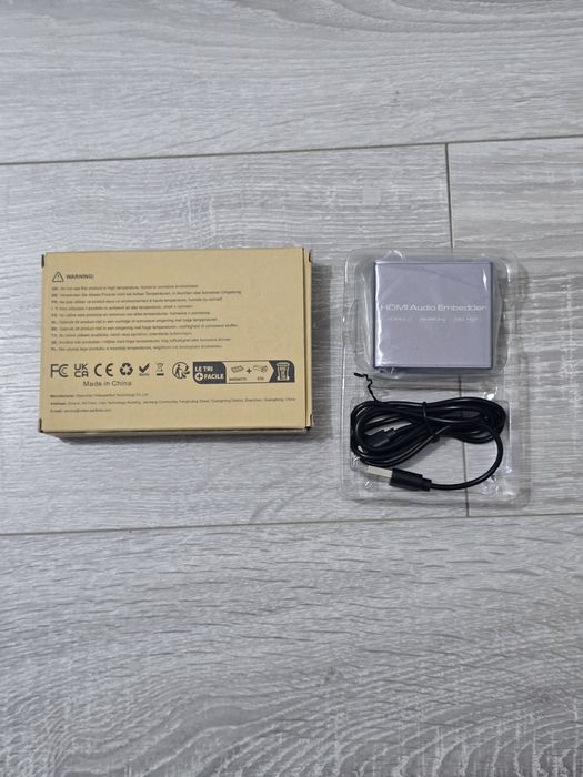 HDMI Audio Embedder / Inserter – 4K60Hz, HDR, TOSLINK & AUX