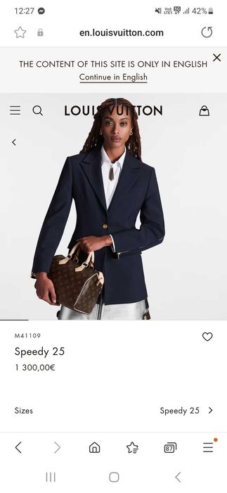 Louis Vuitton Speedy 35 дамска чанта