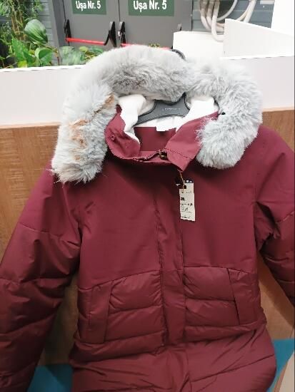 Geacă Drumeție la munte Nh500 Bordo Copii - produs resigilat Decathlon