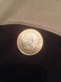 Юбилейная монета номиналом 100 ТГ с изображением барса