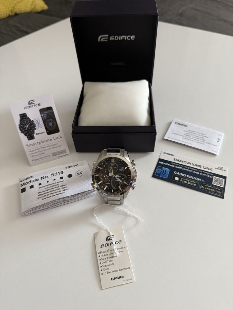 Casio Edifice, Bluetooth, Solar.