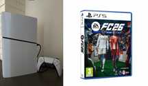 PS5 DISK EDITION+controller+FIFA 26