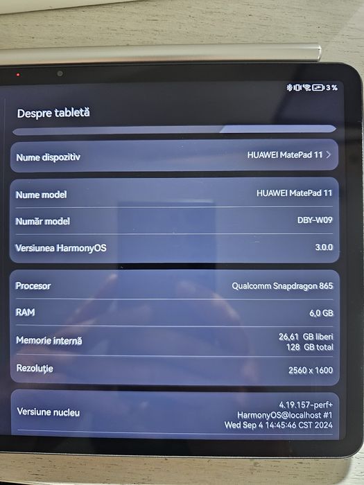 Huawei MatePad 11 (128 GB, 6 GB RAM) + Tastatură & Stylus