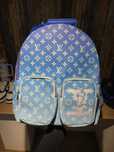 Vând Ghiozdan Louis Vuitton Albastru din Piele - LV Backpack Cloudy