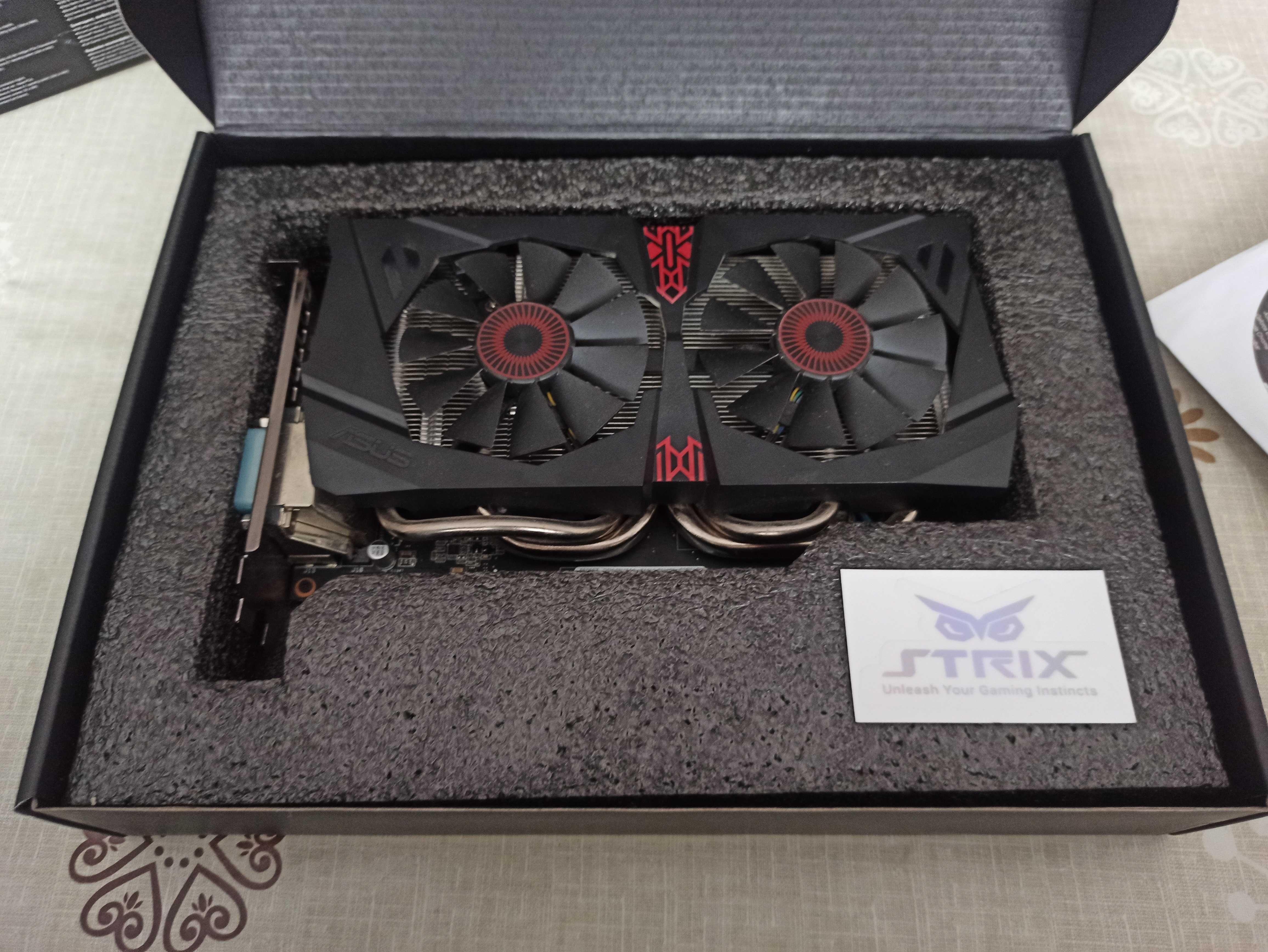 Видеокарта ASUS STRIX GTX 960 DirectCU II OC, 2 GB, GDDR5, 128 bit