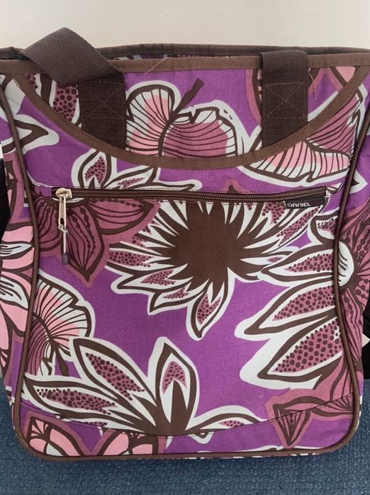 Текстилна чанта за лаптоп и ученически пособия