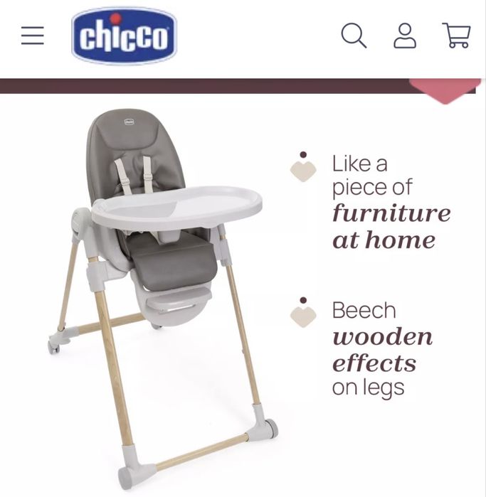 Vand scaun masa 3 in 1 Chicco Polly Armonia