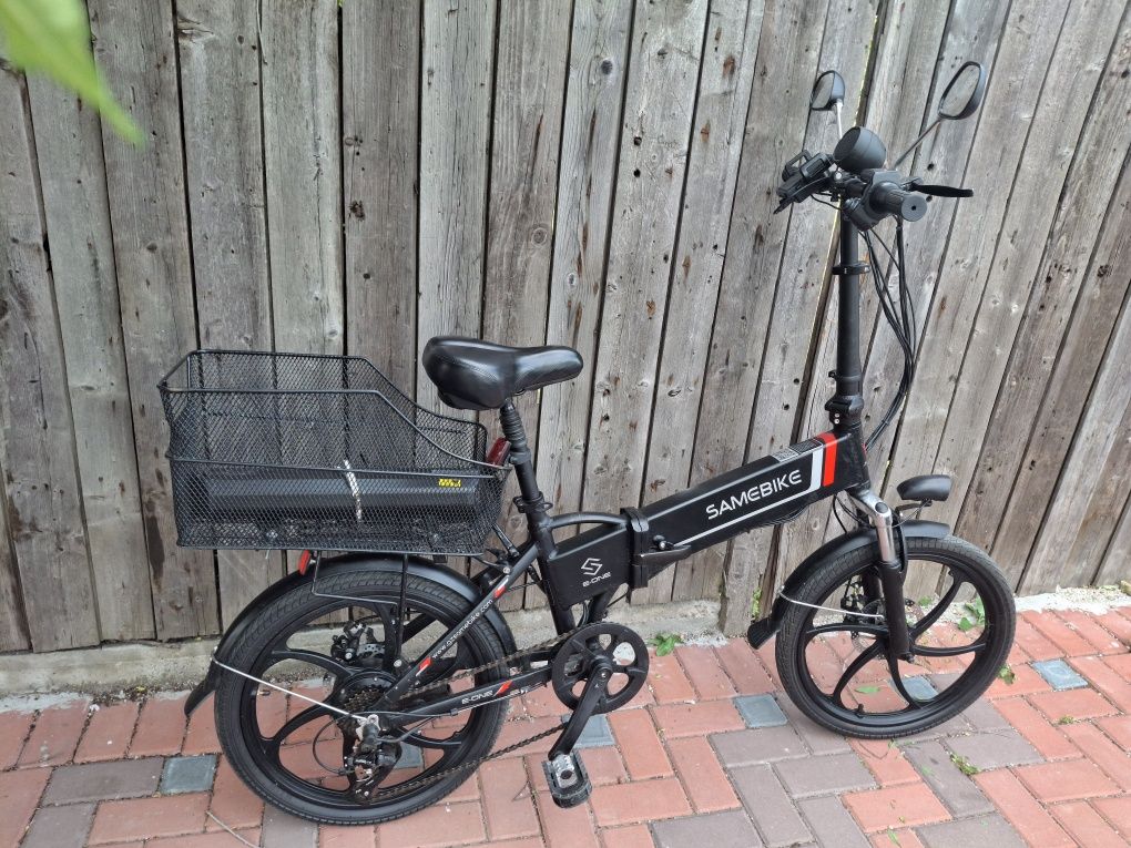 Bicicleta electrica full electric Samebike
