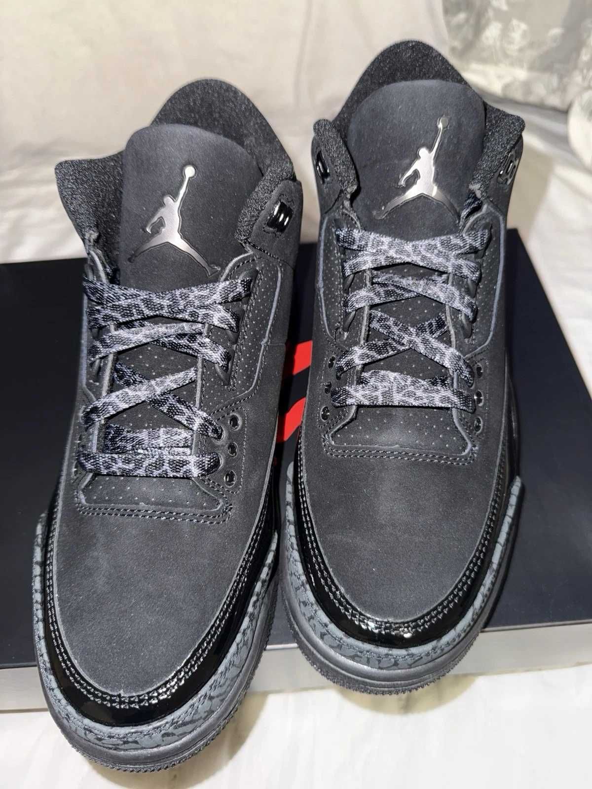 Jordan 3 Black Cat (40.5) FULLBOX | Livrare rapida cu verificare