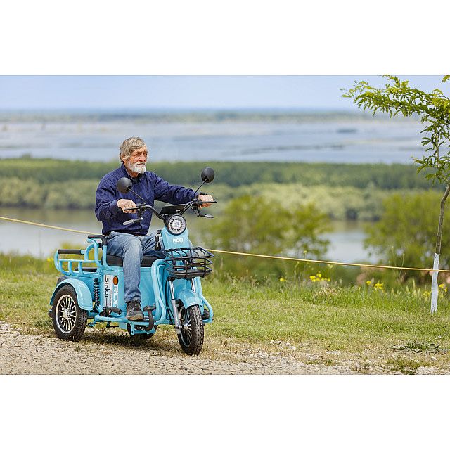 Triciclu electric 1160w 25km h 60v 20Ah 162kg sarcina