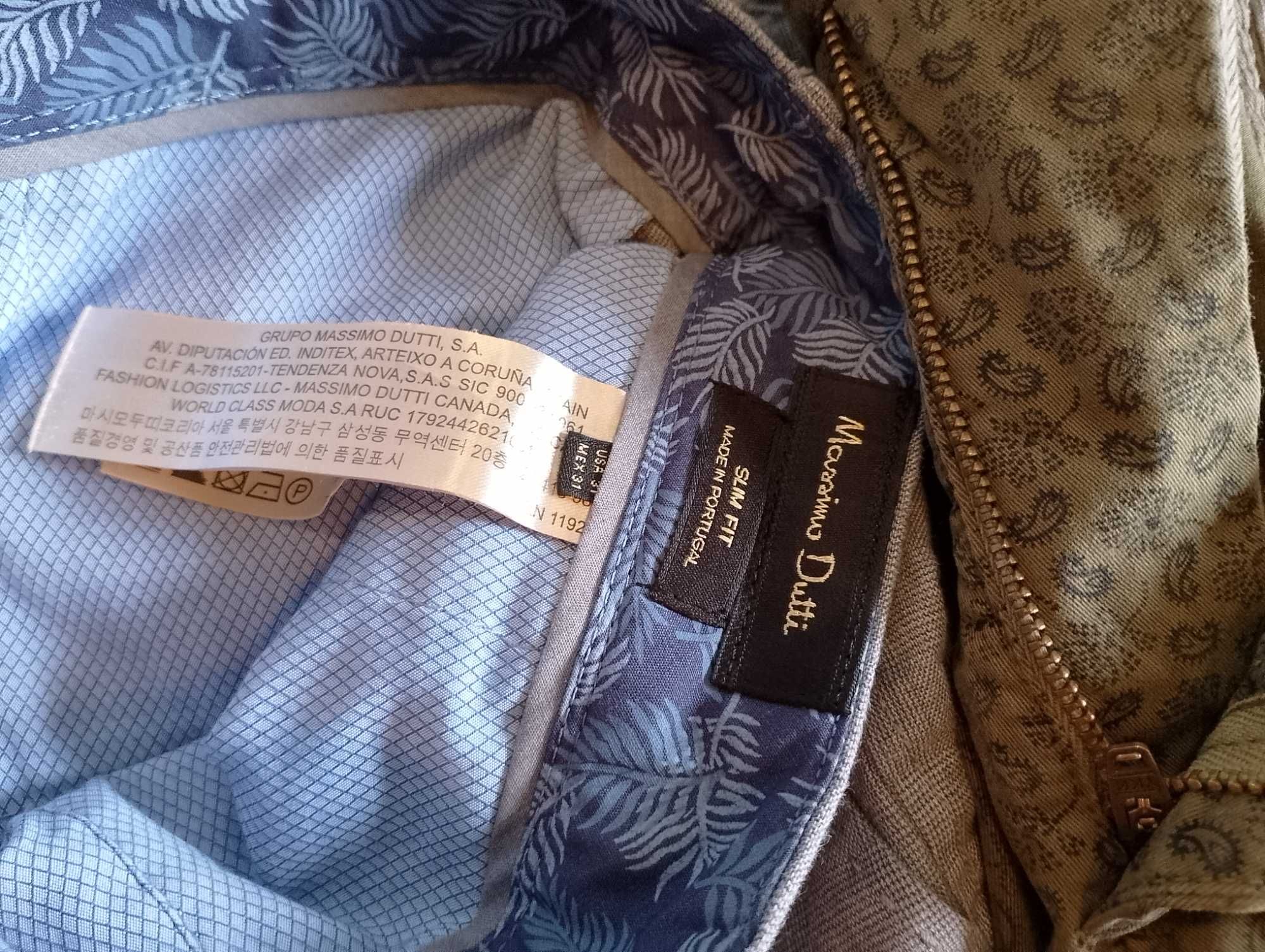 Панталони Massimo Dutti 31.Slim.fit