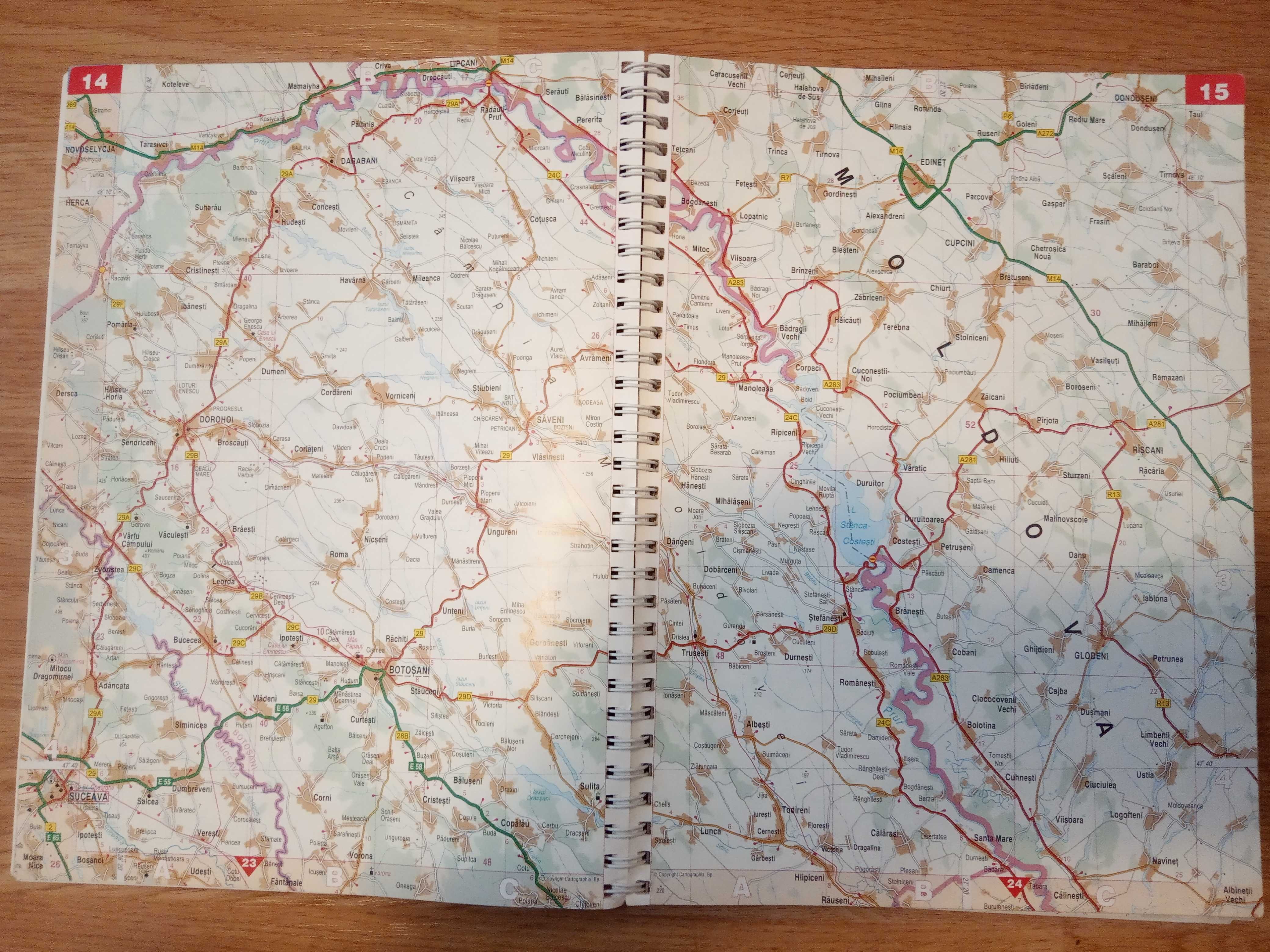 Atlase rutiere Romania/Italia/Europa, ghiduri si harti din toata lumea