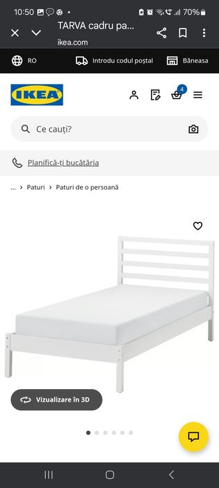 Vând paturi de 1 persoană
