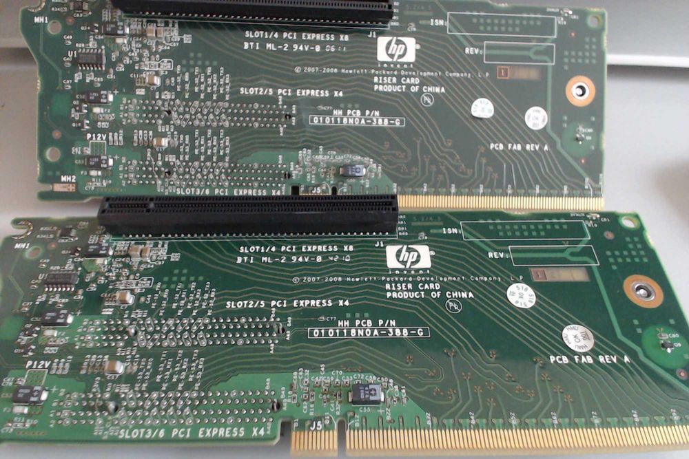 Înălțător PCI de la HP. (ProLiant DL380 G6)