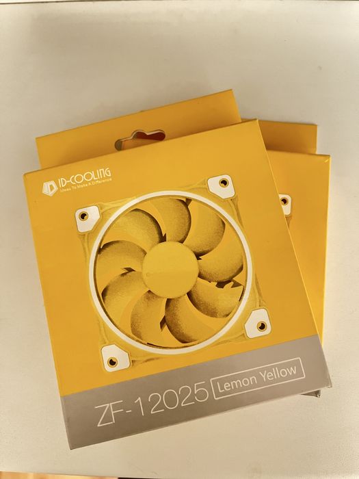 Вентилятор ID-COOLING ZF-12025-Lemon 4-pin