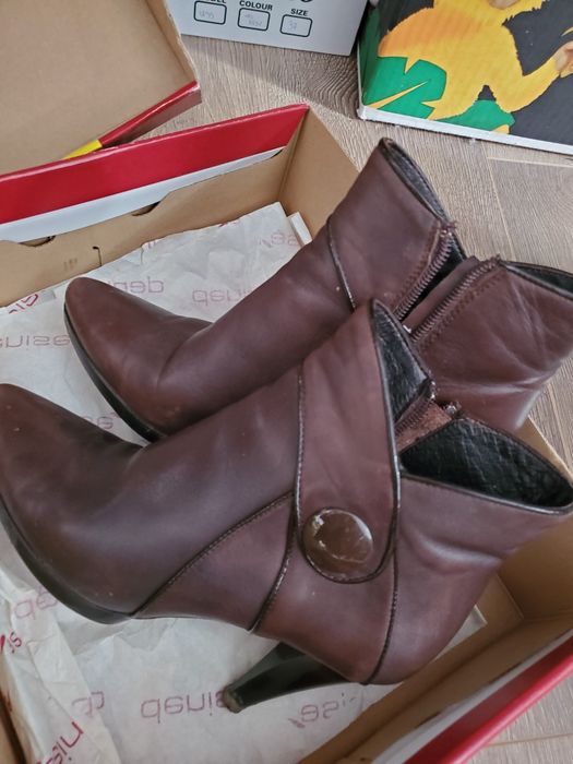 Botine piele naturala Anna Cori nr 36