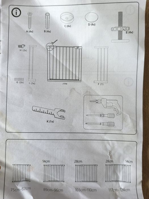 Poartă siguranță copil Cuggl
