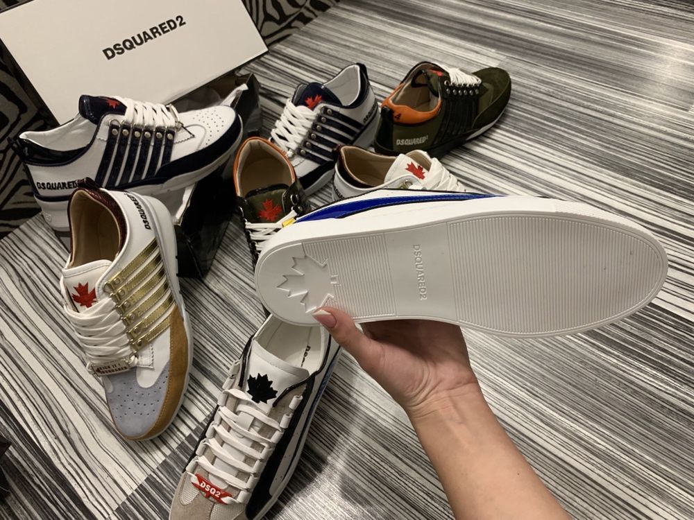 Adidasi Dsquared:piele naturala/poze REALE/ Marimi 40- 44 ! Model bărb