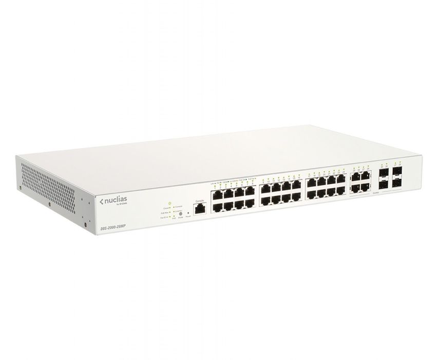 Switch D-Link DBS-2000-28MP - 24 porturi Gigabit + PoE