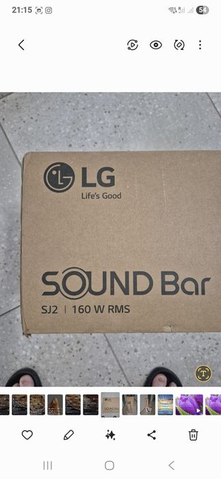 Sound Bar LG SJ2 160 W RMS