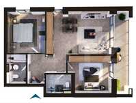 Apartament de vanzare, cu 3 camere, 74 mp, zona Torontalului