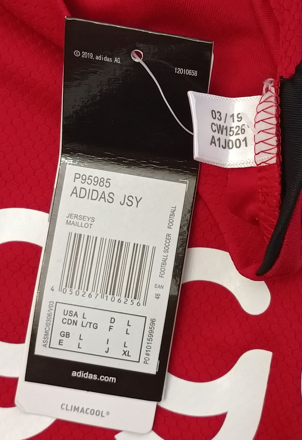 Adidas Ajax Amsterdam 2019/20 Home Jersey тениска S Адидас Аякс футбол