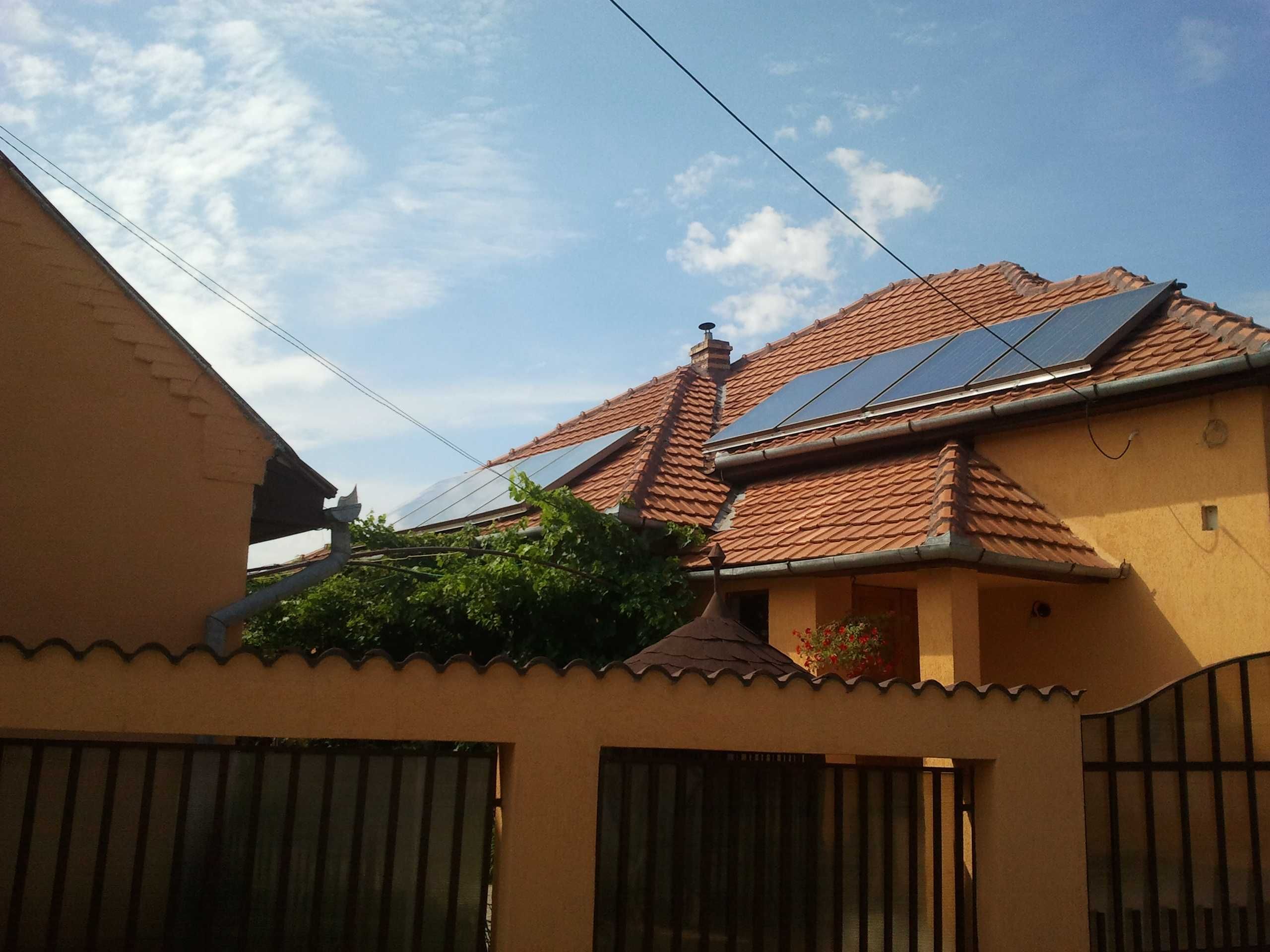 Panouri (panou solar) solare -10ani garantie -Sistem profi pt 5-6 pers