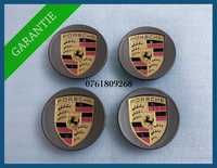 Set 4 capace jante aliaj Porsche Macan 65mm 95B601150 - gri inchis
