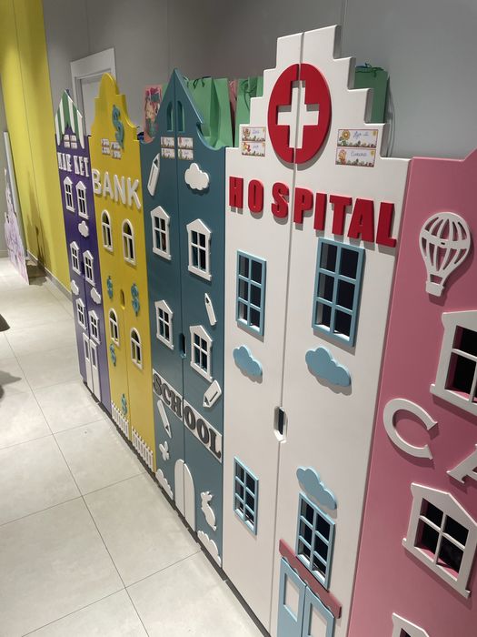 Шкафчики домики для деского сада