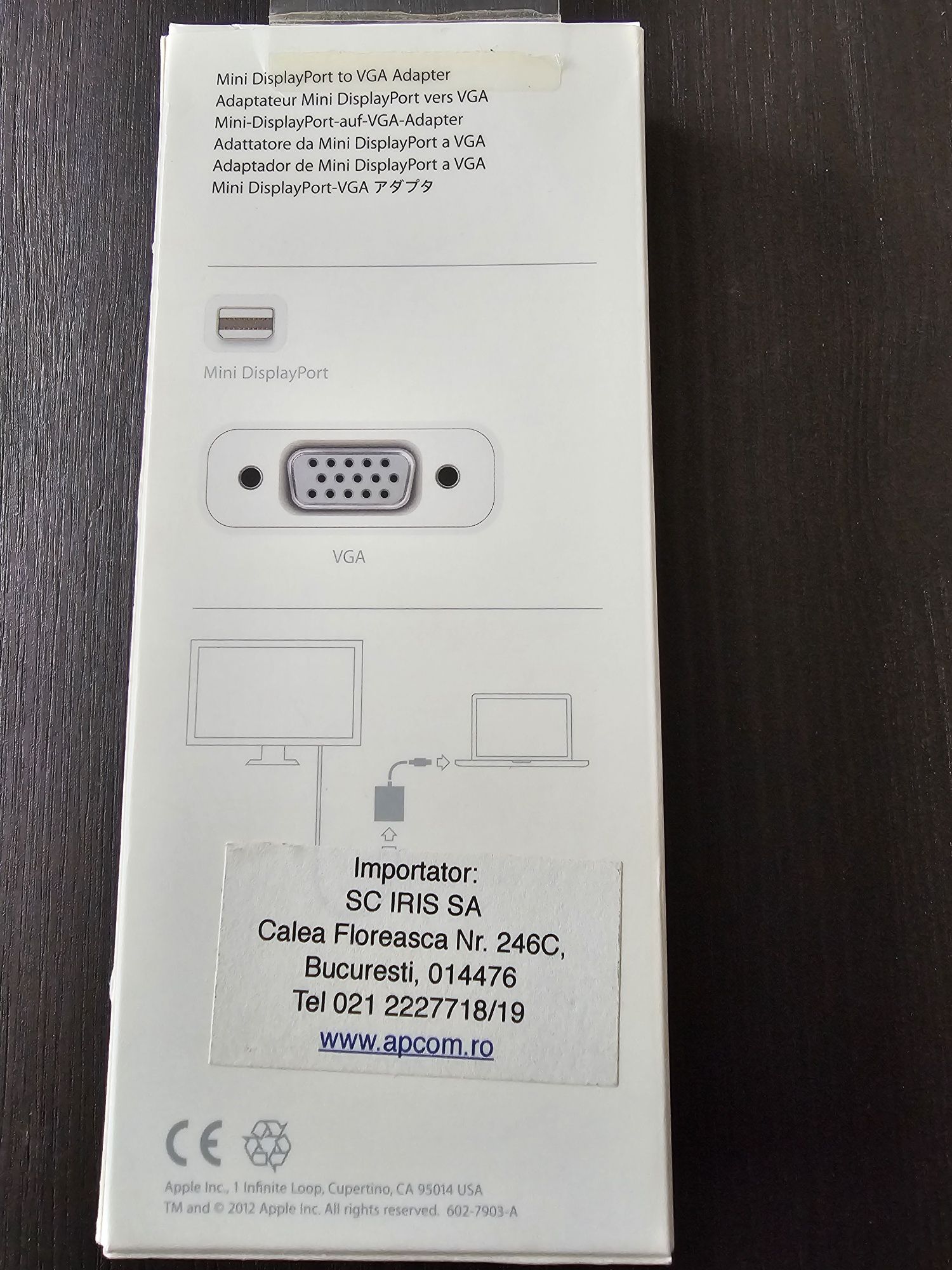 Mini DisplayPort to VGA Adapter