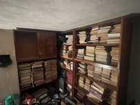 Biblioteca antica lemn masiv