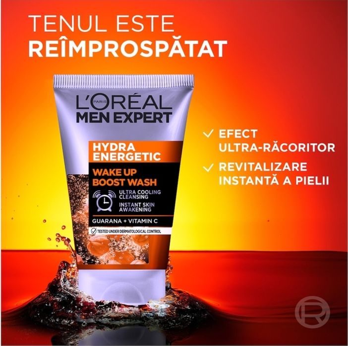 Gel de curatare cu efect racoritor L'Oreal Paris Men Expert Hydra Ener