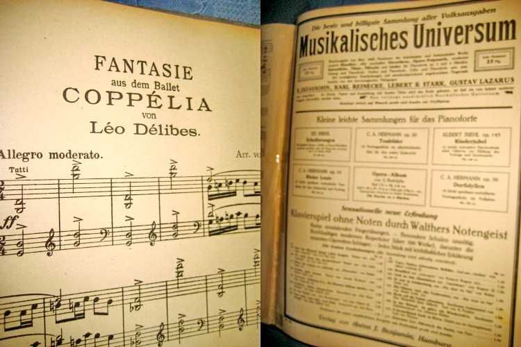 B58-Scoala de pian album partituri-Pietre pretioase muzicale 1900.