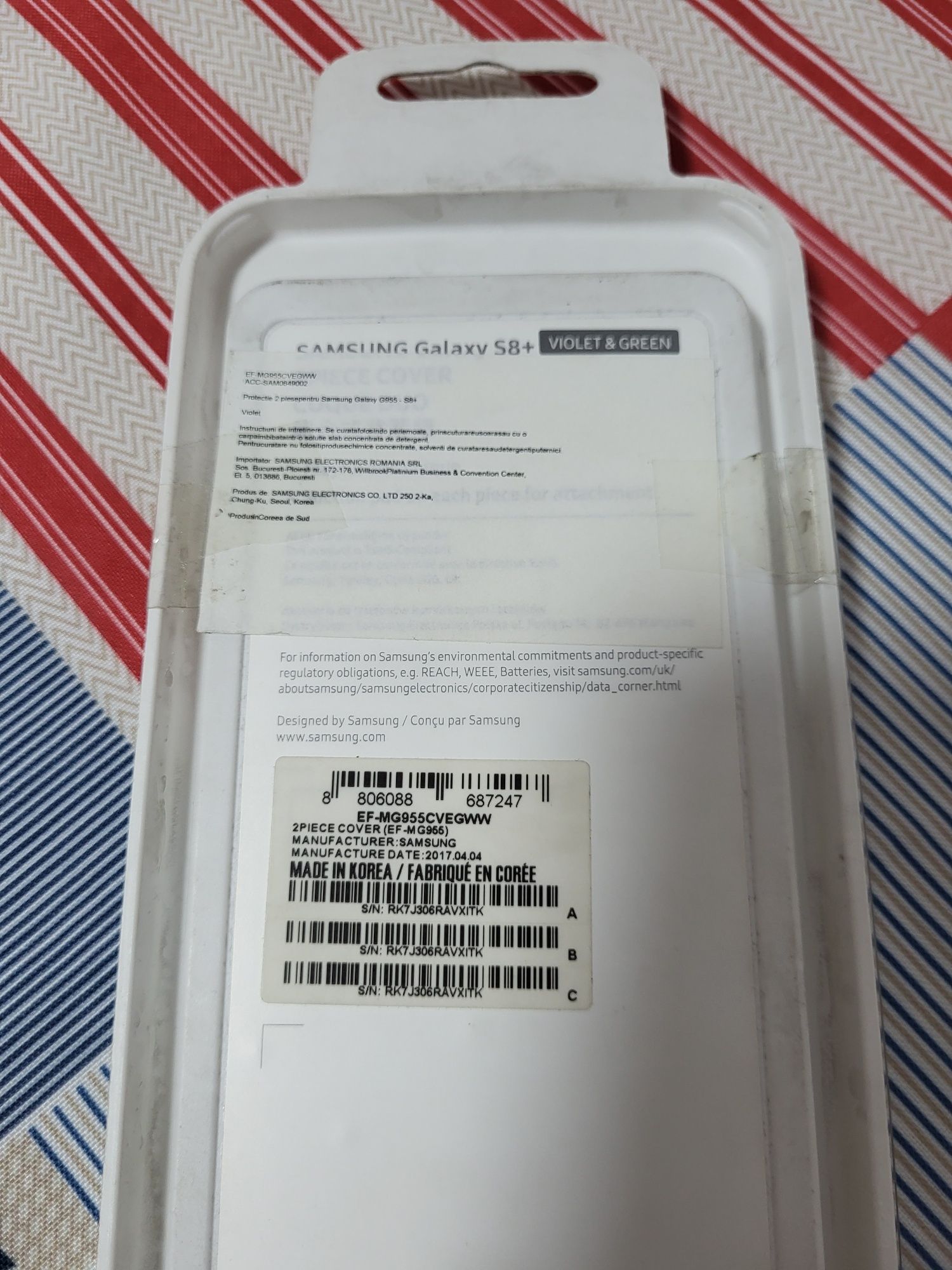 Livrare gratuita! Husa Samsung Galaxy S8+ 2 piece Cover + transparenta