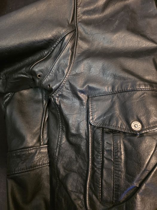 Geaca  din piele  tip Aviator marca Redskins