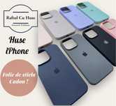 Huse iPhone + folie de sticla cadou