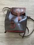 Ghiozdan piele naturala hand damade
