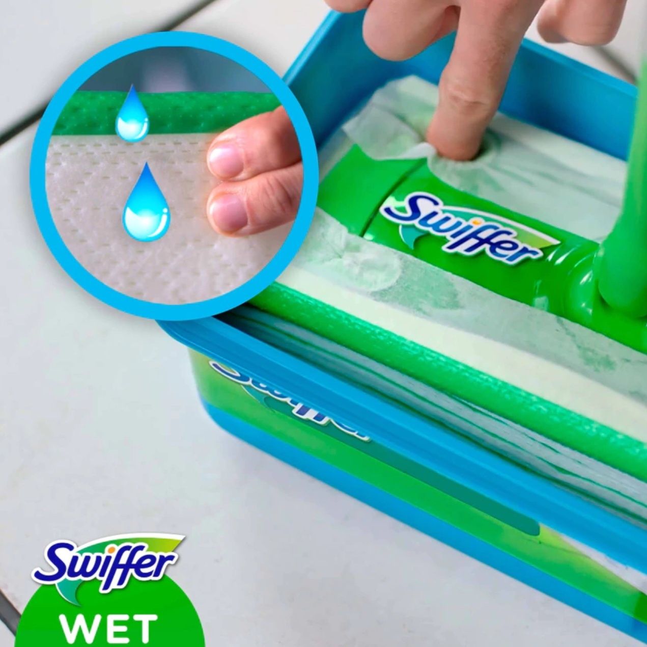 Мокри кърпи за под Swiffer 10бр.