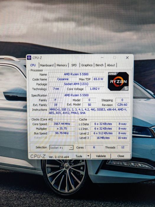 Procesor AMD Ryzen 5500, 3.6/4.2 GHz, socket AM4, full box, garantie