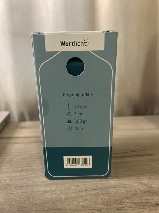 Lumanare speciala cu urari de “La multi ani”