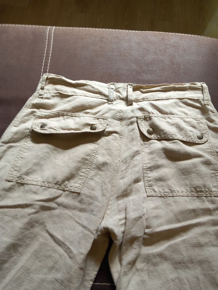 Тийн панталони с външни джобове и широки крачоли