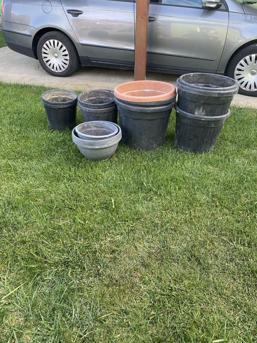 Ghivece mari din plastic pentru pomi ornamentali,fructiferi,conifere