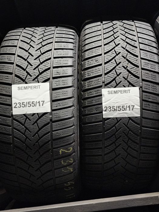 Anvelope 235 55 17 Goodyear și Semperit.