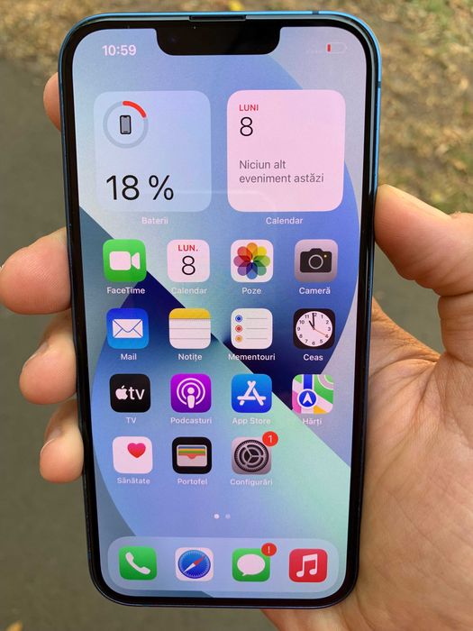 Smartphone iPhone 13 5G 128 GB Sanatatea Bateriei 100% in cutie ca NOU
