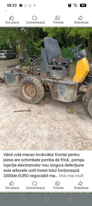 Vînd vola macao încărcător frontal