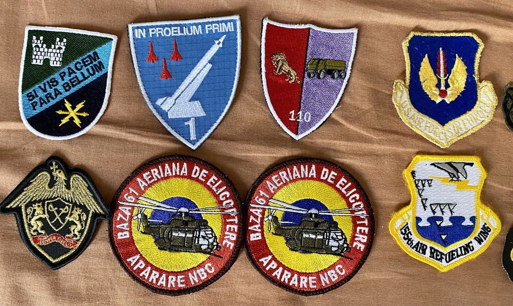 Embleme ecusoane militare de aviatie  artilerie,auto jandarmerie